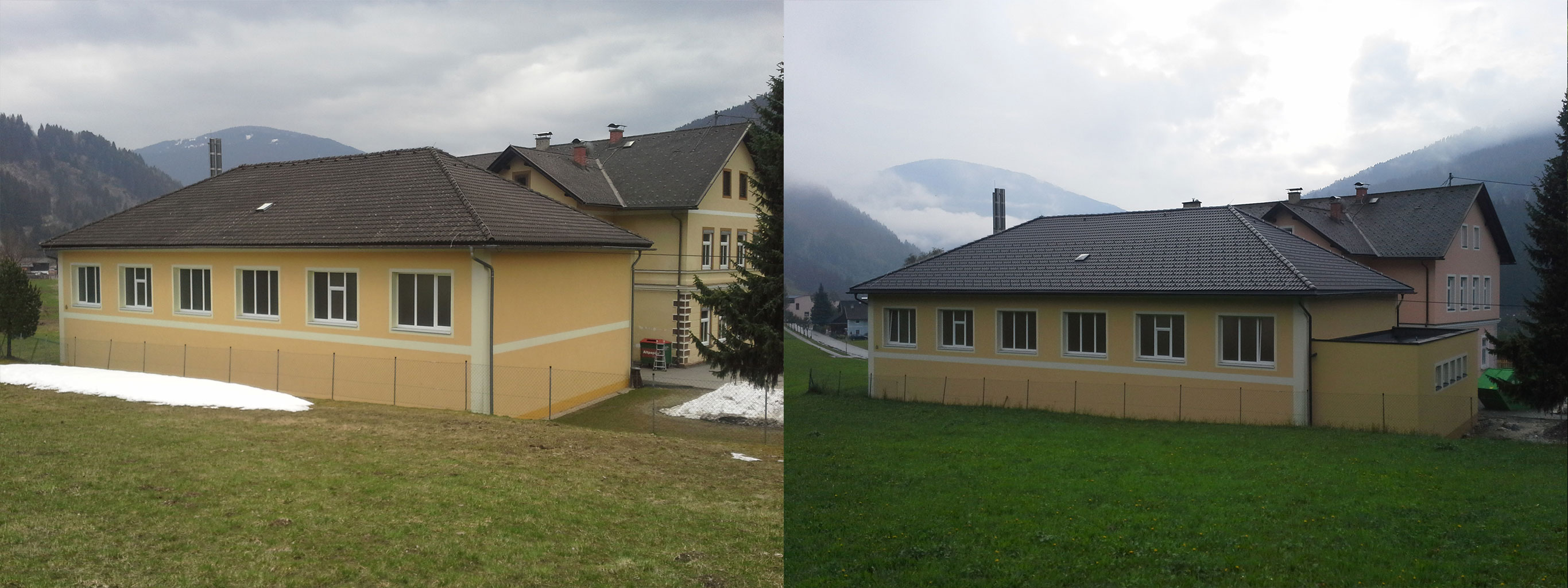 Sanierung Familienhaus Volksschule Afritz